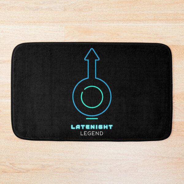 Item preview, Late Night Legend Male Sign Neon Sign  designed and sold by GraTEEtude.