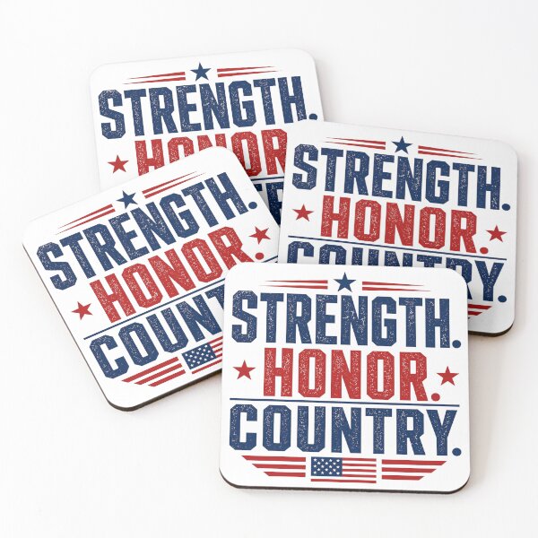 Item preview, Strength. Honor. Country. designed and sold by SassiDesigns.