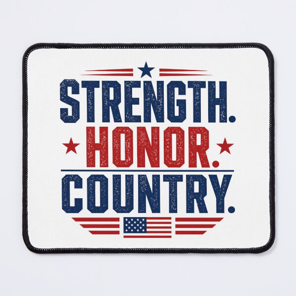 Item preview, Strength. Honor. Country. designed and sold by SassiDesigns.