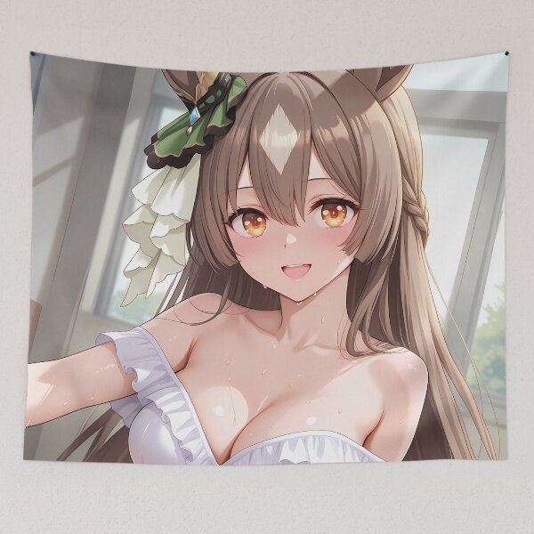 Item preview, Satono Diamond Uma Musume White Ballet Cheerful Pose designed and sold by TanglenRabbit.