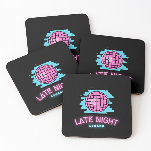 Item preview, Late Night Legend Disco Ball - Underdog Quirky Witty Funny Cool Minimalist Typography designed and sold by GraTEEtude.