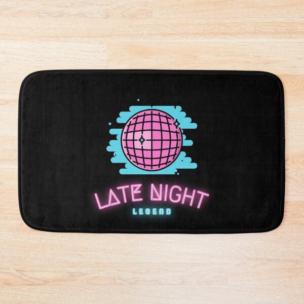 Item preview, Late Night Legend Disco Ball - Underdog Quirky Witty Funny Cool Minimalist Typography designed and sold by GraTEEtude.
