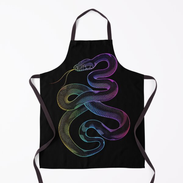 Item preview, Neon Snake | Rainbow Glow | Trippy Aesthetic Sticker designed and sold by Korvus Wear.