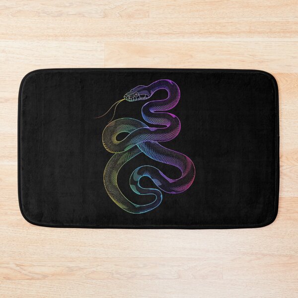 Item preview, Neon Snake | Rainbow Glow | Trippy Aesthetic Sticker designed and sold by Korvus Wear.
