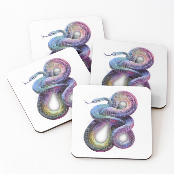 Item preview, Colorful Snake | Neon Gradient | Psychedelic Animal Art designed and sold by Korvus Wear.