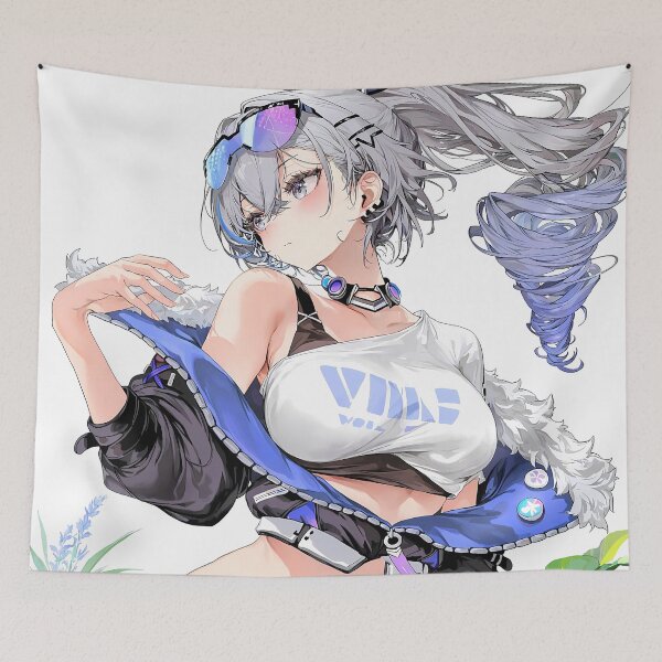 Item preview, Silver Wolf Honkai Star Rail White Blue Street Fashion designed and sold by TanglenRabbit.