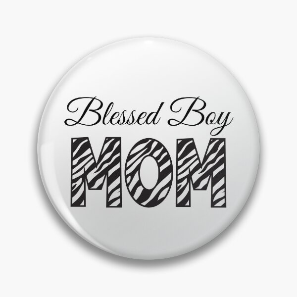 Item preview, Blessed Boy Mom with Zebra Print designed and sold by jeweleddesigns.