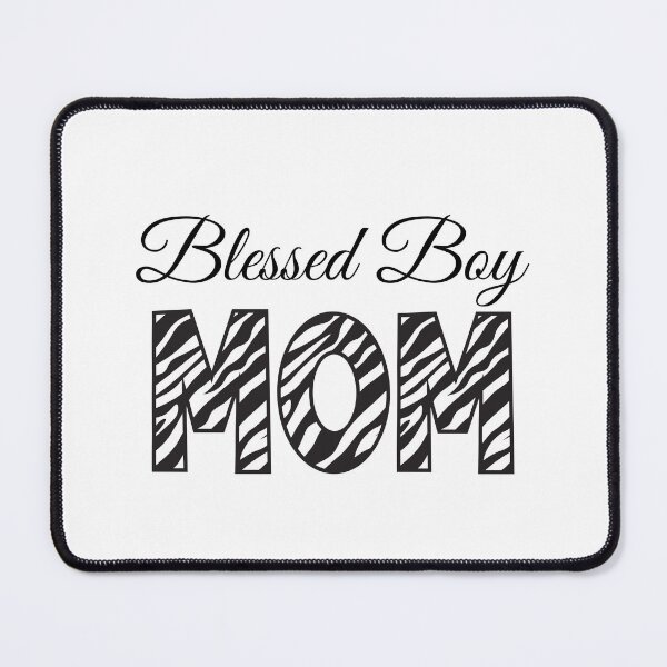 Item preview, Blessed Boy Mom with Zebra Print designed and sold by jeweleddesigns.