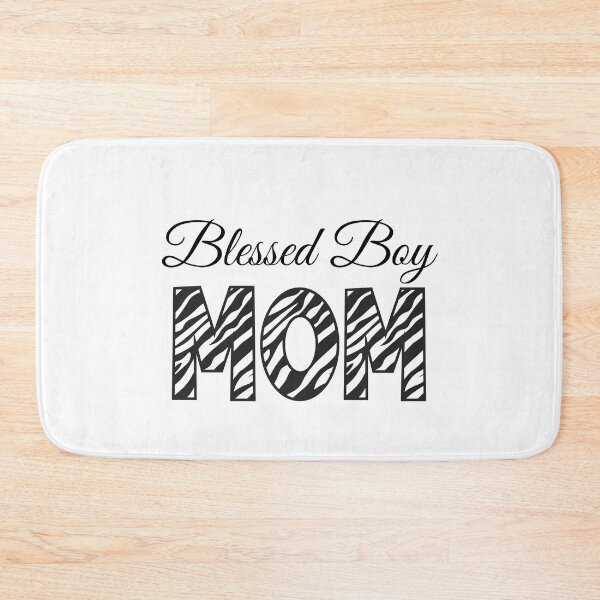 Item preview, Blessed Boy Mom with Zebra Print designed and sold by JeweledDesigns.