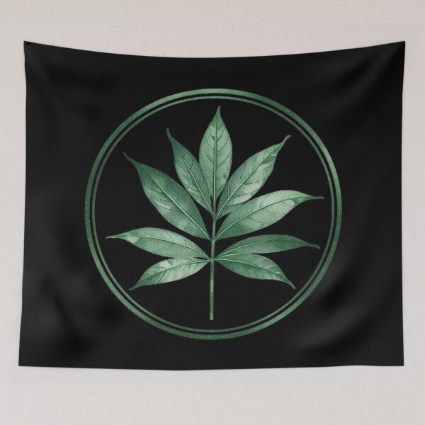 Item preview, Modern Botanical Plant Circle Round Design designed and sold by Digital Duniyah.