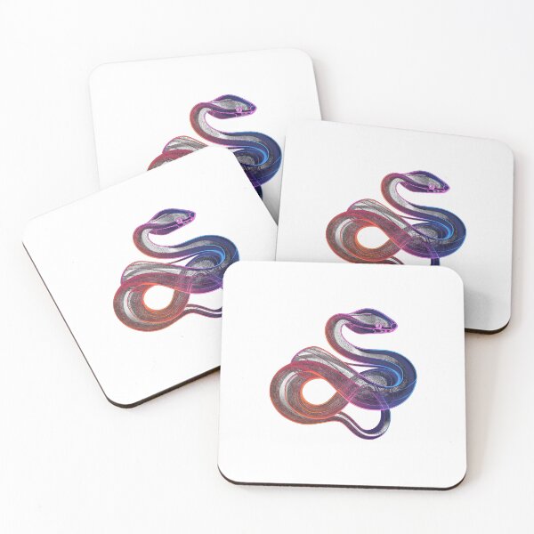 Item preview, Abstract Neon Snake | Flowing Gradient | Trippy Design designed and sold by Korvus Wear.