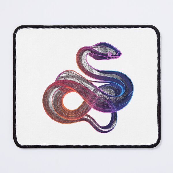 Item preview, Abstract Neon Snake | Flowing Gradient | Trippy Design designed and sold by Korvus Wear.
