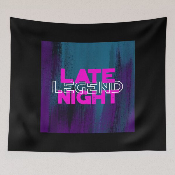 Item preview, Late Night Legend Water Color - Underdog Quirky Witty Funny Cool Minimalist Typography designed and sold by GraTEEtude.