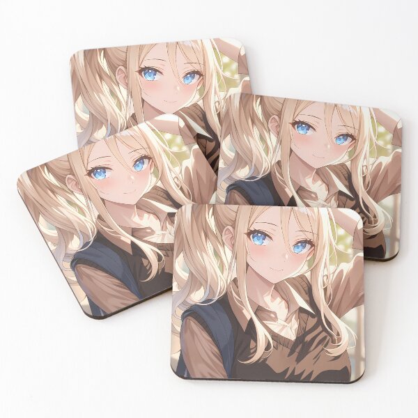 Item preview, Ai Hayasaka Kaguya Sama Love Is War Sunlit Blonde Ponytail Charm designed and sold by TanglenRabbit.
