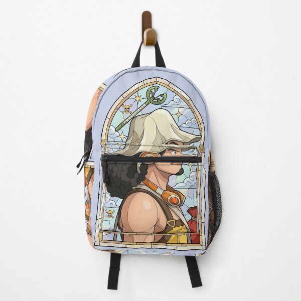Aperçu de l'œuvre Montre Usopp One Piece Horizon en verre vitrail créée et vendue par mildaclairmo.