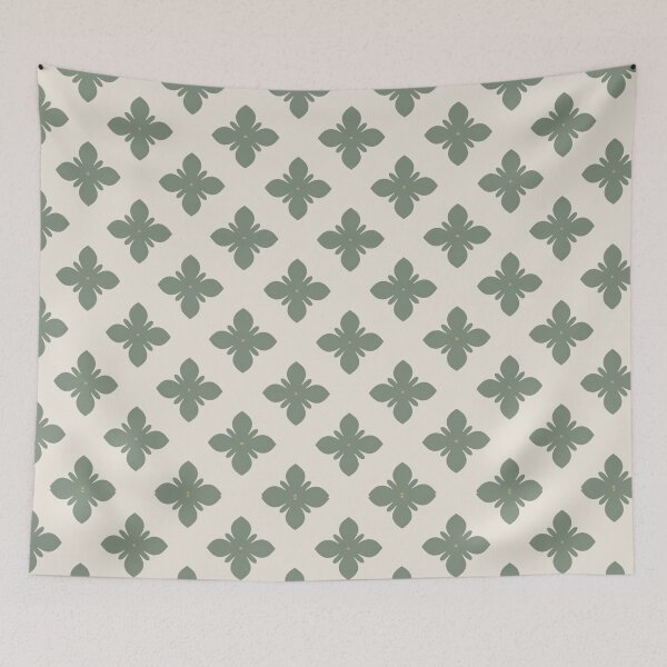 Item preview, Elegant Sage Green Geometric Floral designed and sold by yara.lahdo.
