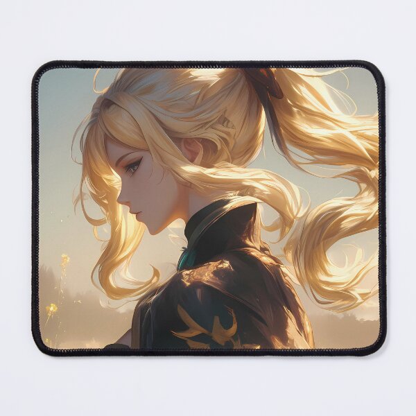 Item preview, Jean Genshin Impact Golden Field Sunrise Blonde Hair Noble Fantasy designed and sold by TanglenRabbit.
