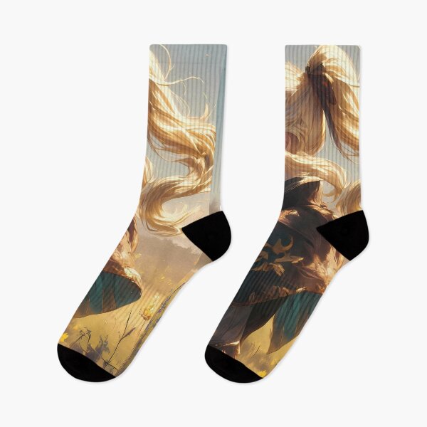 Item preview, Jean Genshin Impact Golden Field Sunrise Blonde Hair Noble Fantasy designed and sold by TanglenRabbit.