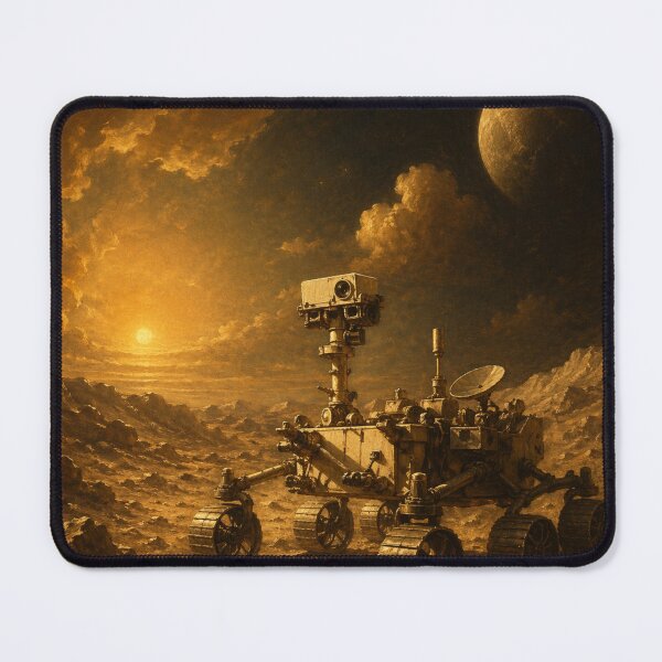 Item preview, Renaissance Moon Rover – Vintage Space Art with Dramatic Chiaroscuro Lighting designed and sold by BlairWynne.