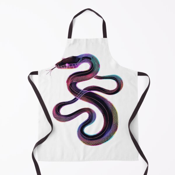 Item preview, Neon Snake Art | Psychedelic Glow | Futuristic Animal Design designed and sold by Korvus Wear.