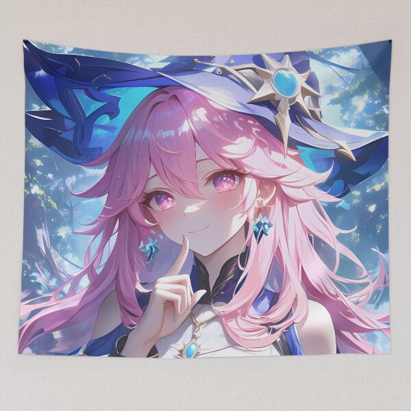 Item preview, Dori Genshin Impact Sparkling Forest Mage With Witch Hat Glow designed and sold by TanglenRabbit.