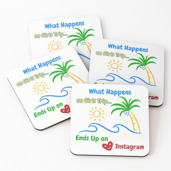 Item preview, What happens on girls' trips end up on Instagram designed and sold by BimJoe.