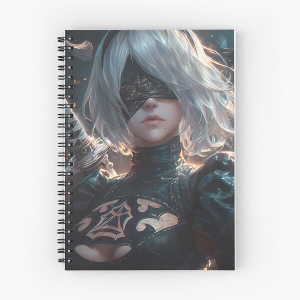 Item preview, 2B Nier Automata Silver Hair Blindfold Gothic Mood Android designed and sold by TanglenRabbit.