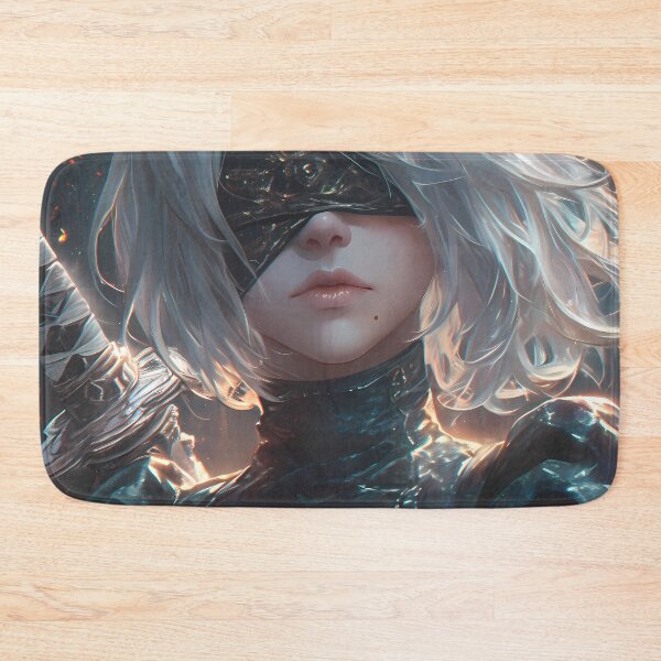 Item preview, 2B Nier Automata Silver Hair Blindfold Gothic Mood Android designed and sold by TanglenRabbit.