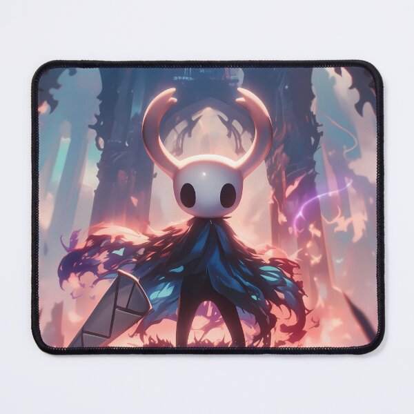 Item preview, Hollow Knight Hollow Knight Mask Ruins Dreamy Dark Fantasy Blue Glow designed and sold by TanglenRabbit.