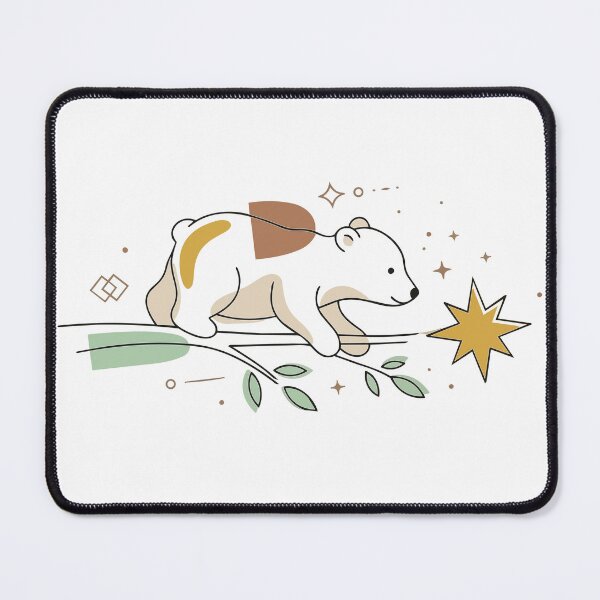 Item preview, Mystical Celestial Polar Bear Botanical Art designed and sold by BestChoiceService.