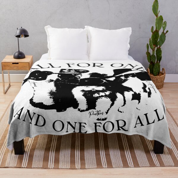 Item preview, ALL FOR ONE THREE MUSKETEERS DUMAS CATS designed and sold by Madjack Tees Kiwi SuperStore.