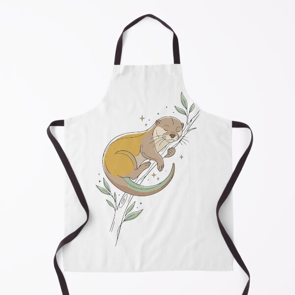 Item preview, Mystical Celestial Sleeping Otter Botanical Art designed and sold by BestChoiceService.