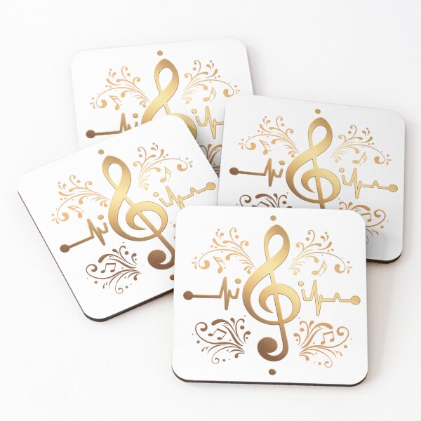 Item preview, Musical Treble Heartbeat designed and sold by Eclectic Monkey.