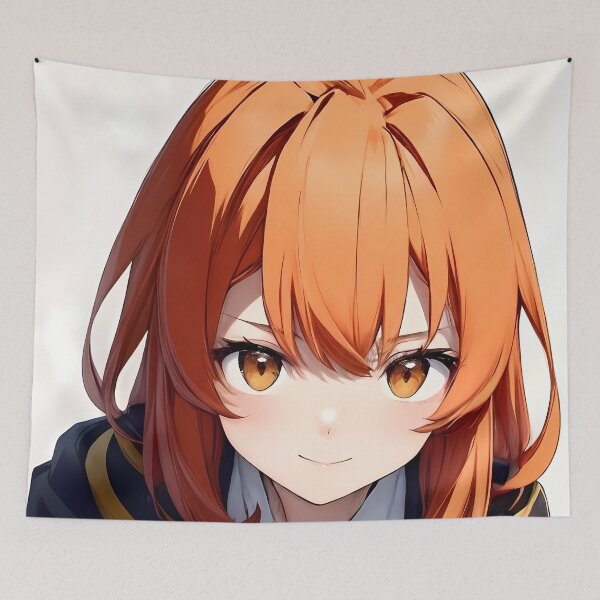 Item preview, Colette Loire Wistoria Wand and Sword Bright Orange Hair Portrait designed and sold by 108Recordings.