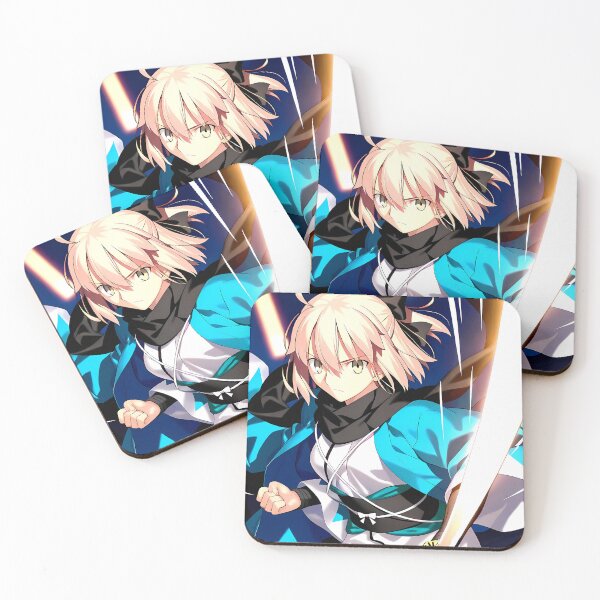 Item preview, Sakura Saber Okita Souji Fate Grand Order Anime Girl Action Japan designed and sold by 108Recordings.