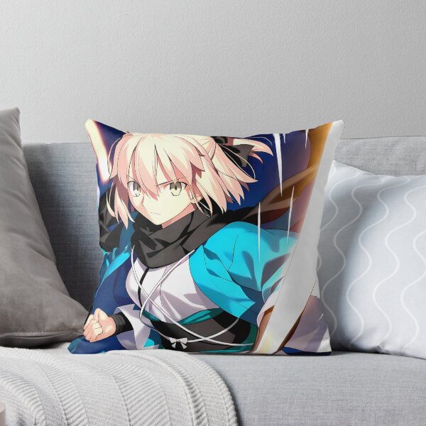 Item preview, Sakura Saber Okita Souji Fate Grand Order Anime Girl Action Japan designed and sold by 108Recordings.