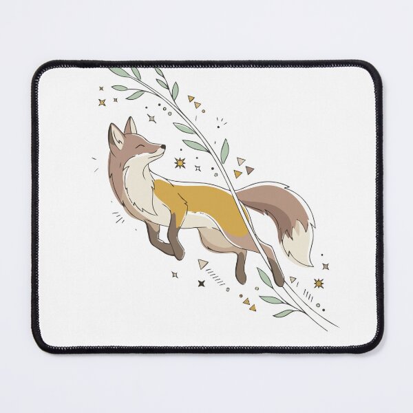 Item preview, Mystical Celestial Jumping Fox Botanical Art designed and sold by BestChoiceService.