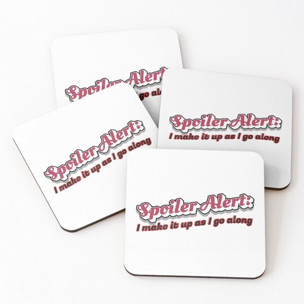 Item preview, Spoiler Alert: I Make It Up As I Go Along – Retro Vintage Typography designed and sold by DonnaRaine.