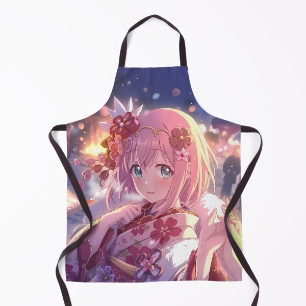 Item preview, Yui Winter Blossom Kimono Princess Connect Game Anime Girl designed and sold by 108Recordings.
