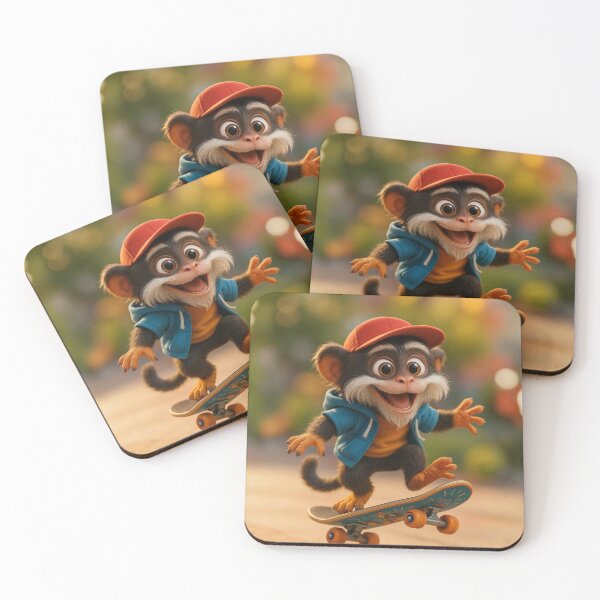 Item preview, Skater Tamarin Monkey designed and sold by Sillytoe.