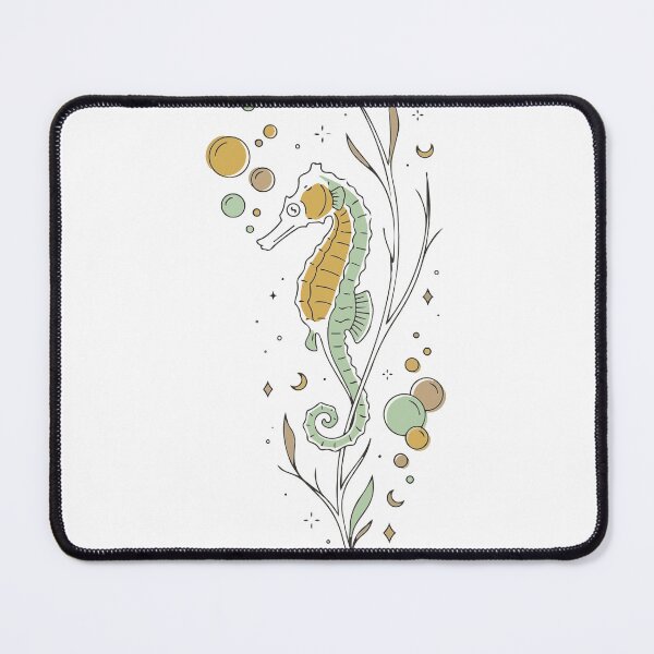 Item preview, Mystical Celestial Seahorse and Ocean Bubbles Art designed and sold by BestChoiceService.