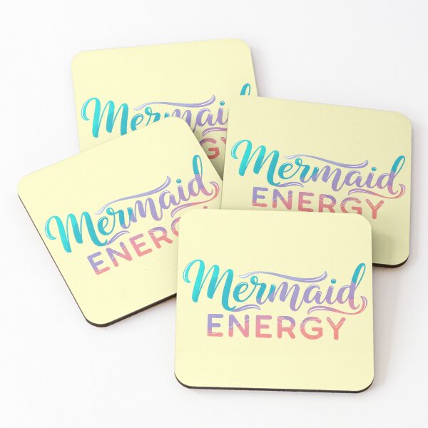 Item preview, Mermaid Energy – Playful Ocean Typography Design designed and sold by Sea Gem.