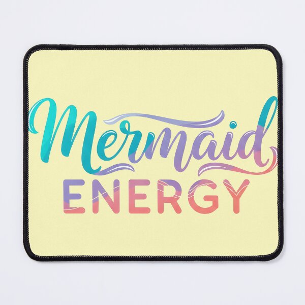 Item preview, Mermaid Energy – Playful Ocean Typography Design designed and sold by Sea Gem.