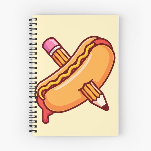 Item preview, hotdog-pencil-cartoon-vector-icon-illustration-food-object-icon-isolated-flat-vector designed and sold by hjian8219.