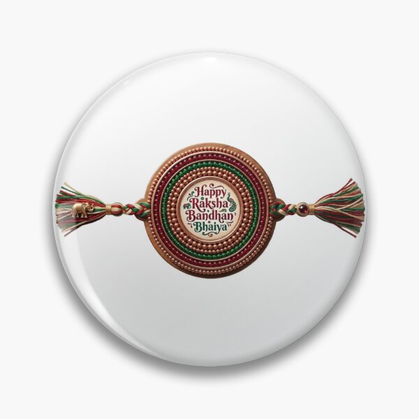 Artikelvorschau, Glücklicher Raksha Bandhan Bhaiya, traditioneller Bruder Rakhi entworfen und verkauft von Digital Duniyah.