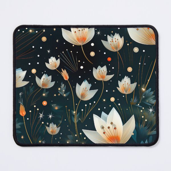 Item preview, Floral Tulip Dark Seamless Pattern designed and sold by Leylita Design.