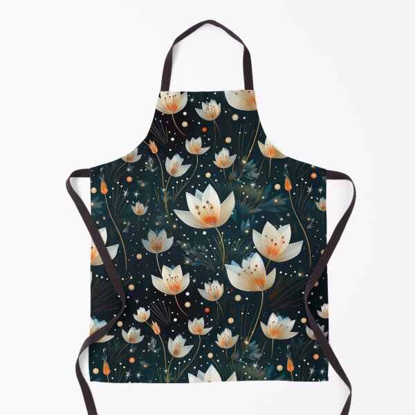 Item preview, Floral Tulip Dark Seamless Pattern designed and sold by Leylita Design.
