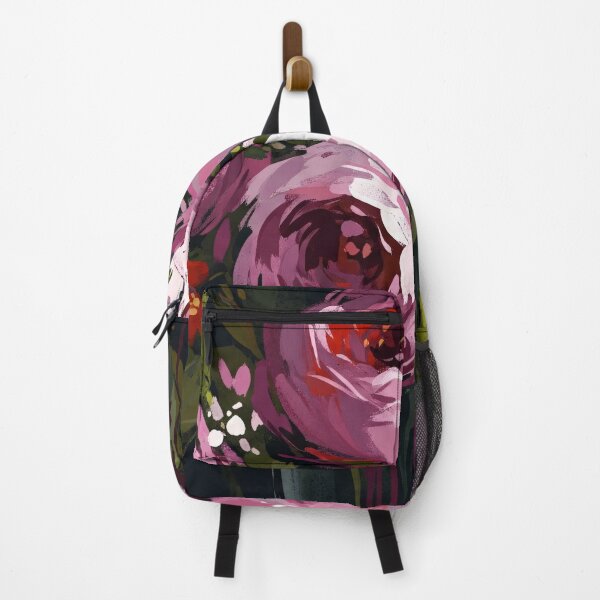 Item preview, Abstract Floral Bouquet Dark Background Painting designed and sold by PixorStudio.