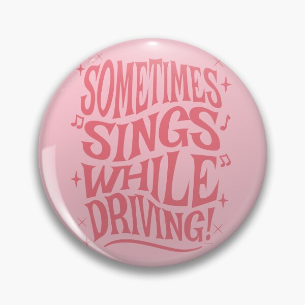 Item preview, Sometimes Sings While Driving – Playful Driver Humor designed and sold by Automotive Art by Greg.