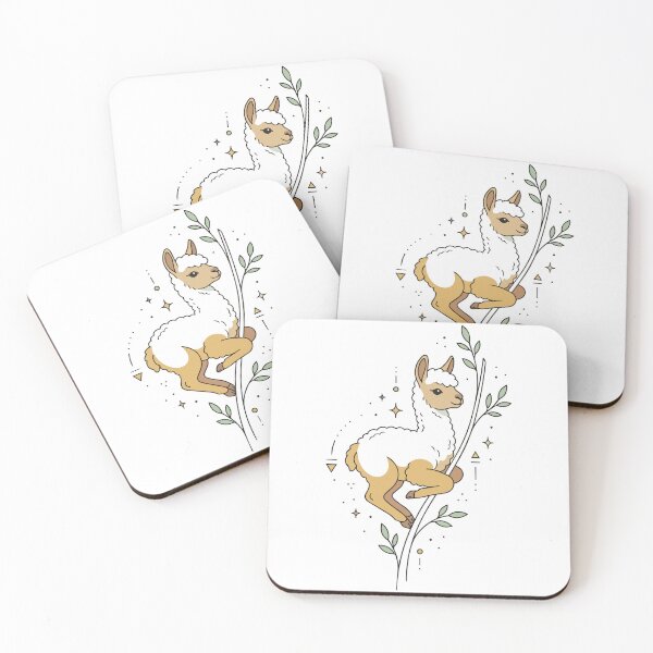 Item preview, Mystical Celestial Llama and Botanical Branch Art designed and sold by BestChoiceService.
